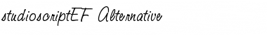 StudioScriptEF Font