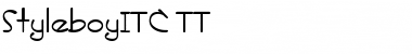 StyleboyITC TT Font