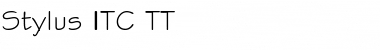 Stylus ITC TT Font