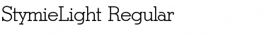 StymieLight Regular Font StymieLight Regular Font