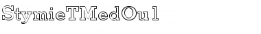 StymieTMedOu1 Font