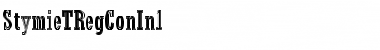 StymieTRegConIn1 Font
