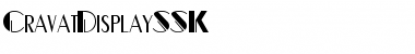 CravatDisplaySSK Font