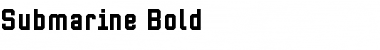 Submarine Bold Font Submarine Bold Font