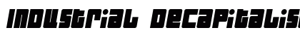 Industrial Decapitalist BoldItalic preview
