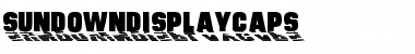SundownDisplayCaps Font