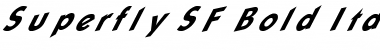 Superfly SF Bold Italic Font