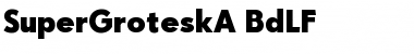 SuperGroteskA Font