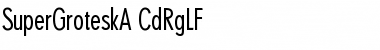 SuperGroteskA Regular Font