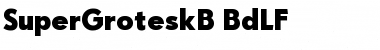 SuperGroteskB Font