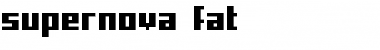 supernova fat Font