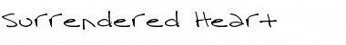 Surrendered Heart Font