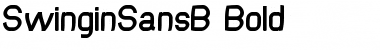 SwinginSansB Font