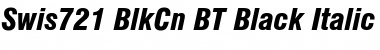 Swis721 BlkCn BT Font