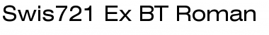 Swis721 Ex BT Font