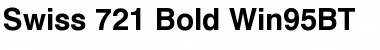 Swis721 Win95BT Bold Font