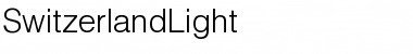 SwitzerlandLight Font