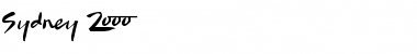 Download Sydney 2000 Font Download Sydney 2000 Font