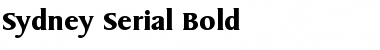 Sydney-Serial Font