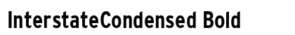 InterstateCondensed Bold preview