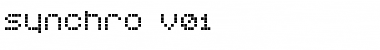 SynChro Regular Font SynChro Regular Font