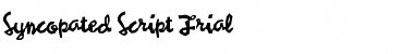 Syncopated Script Trial Font