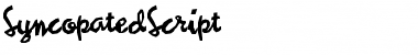 SyncopatedScript Font