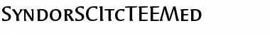 SyndorSCItcTEEMed Font