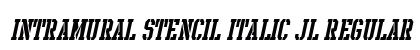 Intramural Stencil Italic JL Regular preview
