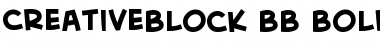 CreativeBlock BB Font