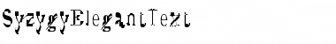 Syzygy Regular Font