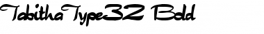 TabithaType32 Bold Font