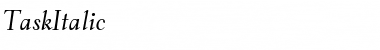 Download TaskItalic Font Download TaskItalic Font