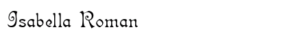 Isabella Roman Preview