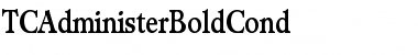 TCAdministerBoldCond Font