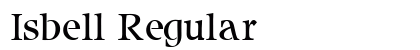 Isbell Regular Preview