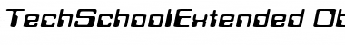 TechSchoolExtended Font