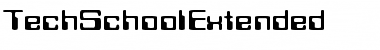 TechSchoolExtended Regular Font