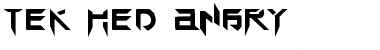 TEK HED ANGRY Font