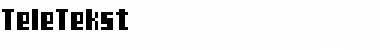Download TeleTekst Font Download TeleTekst Font