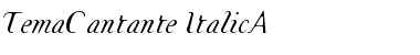 TemaCantante Font