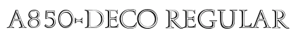 A850-Deco Regular