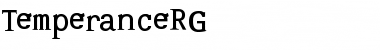 TemperanceRG Font