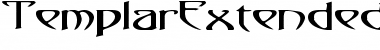 TemplarExtended Regular Font