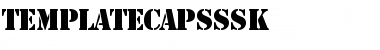 TemplateCapsSSK Font