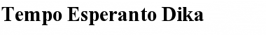 Tempo Esperanto Font