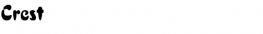 Crest Font