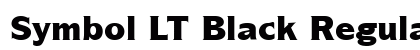 Symbol LT Black Regular preview
