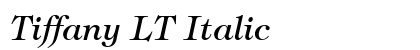 Tiffany LT Italic preview