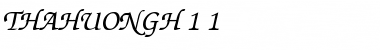 ThaHuongH 1.1 Font